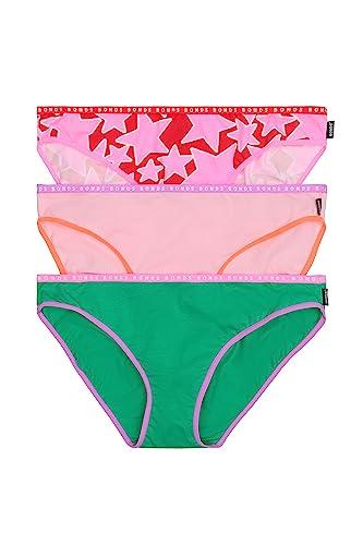 Bonds Women's Underwear Hipster Bikini Brief, Pack 28 (3 Pack), 10