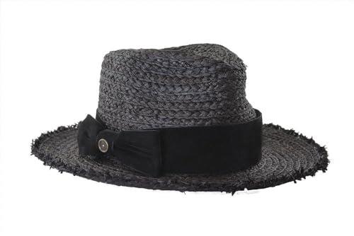 Fallenbrokenstreet The River Straw Hat, Black, Small/Medium