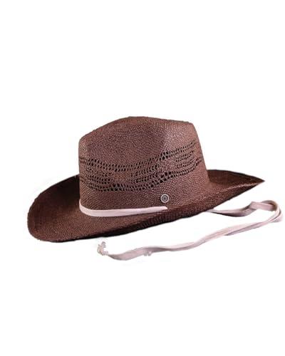 Fallenbrokenstreet Unisex The Lover Straw Hat, Chocolate, Small/Medium