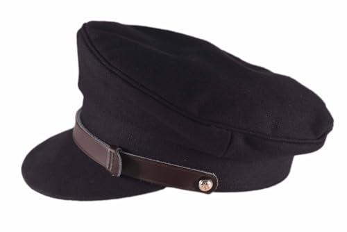Fallenbrokenstreet Men's The Boonie Doon Captains Hat, Black Canvas, Small/Medium