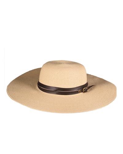 Fallenbrokenstreet Women's The Rolling Stone Straw Hat, Medum/Large, Cream
