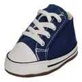 Converse Unisex-Child Chuck Taylor All Star Cribster Canvas Color Sneaker, Navy/Natural Ivory/White, 1 Infant