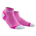 CEP ultralight low-cut socks, electric pink/light grey, women II