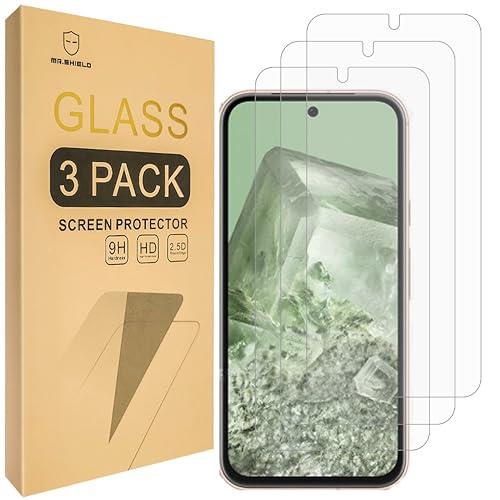 Mr.Shield Screen Protector For Google Pixel 8a [Tempered Glass] [9H Hardness] [3-Pack] Screen Protector
