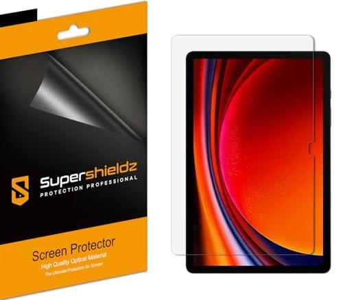 Supershieldz (3 Pack) Designed for Samsung Galaxy Tab S9 (11 inch) and Galaxy Tab S9 FE (10.9 inch) Screen Protector, 0.12mm, High Definition Clear Shield (PET)