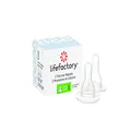 Lifefactory Thermos Life Factory Silicone Teats Stage 1 Duo Pack,Clear
