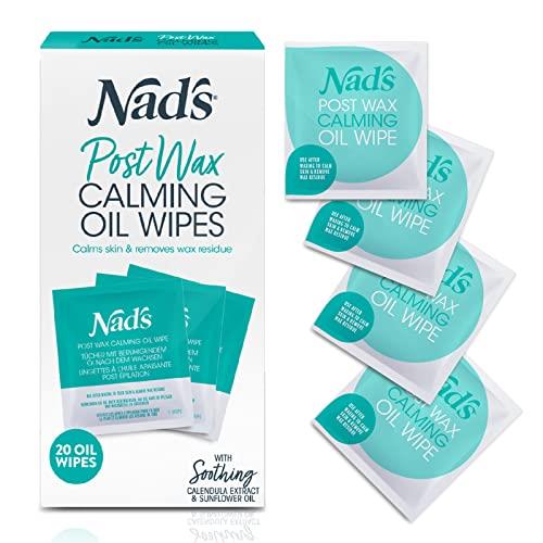 Nad’s Post Wax Calming Oil Wipes - Refill Pack with 20pc