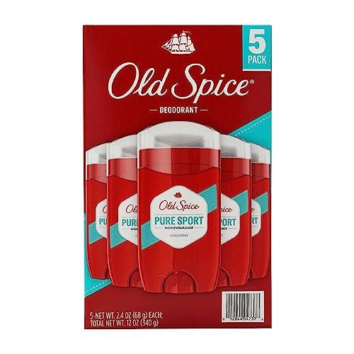 Old Spice Pure Sport High Endurance Deodorant, 2.4 oz, 5-count