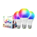 Nanoleaf Essentials Smart Bulb E27 (Matter Compatible) - 3 Pack - Color Changing LED Lightbulbs with Thread and Matter Integration