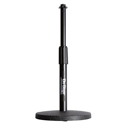 OnStage DS7200B Adjustable Desk Microphone Stand Black