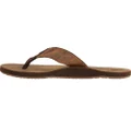 Reef Men's Leather Smoothy Flip-Flop, Bronze Brown, 13 US