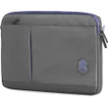 STM Blazer Laptop Sleeve - Slim & Protective Fits up to 16 inch Laptop with External Zipper Pocket - Ideal for Students & Business Men & Women - Grey