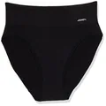 Jockey Women's Underwear Skimmies Hi Cut Brief, Sk Black, 8-10