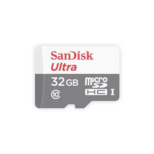 Sandisk Ultra - Cartão de memória Flash (adaptador microSDXC para SD Incluído) - 32 GB - UHS-I / Class10 - microSDHC UHS-I, Black