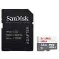 Sandisk Ultra - Cartão de memória Flash (adaptador microSDXC para SD Incluído) - 32 GB - UHS-I / Class10 - microSDHC UHS-I, Black