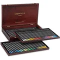 Caran D'ache Museum Aquarelle Watercolor Pencils - 72 Colors in a Wood Box (3510.476)