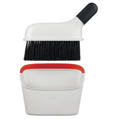 OXO 1334280 Good Grips Compact Dustpan and Brush Set White
