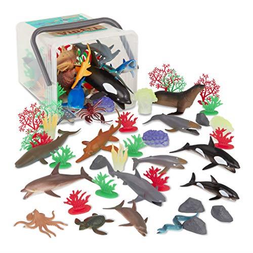 Terra by Battat – Whale Toy – Dolphin Toy – Marine Toy Figurines – Animal Figurines – Ocean Animals – Marine World