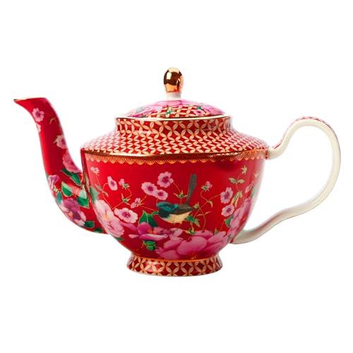 Maxwell & Williams Teas & C's Silk Road Teapot With Infuser 500ML Cherry Red Gift Boxed