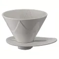 Hario V60 Mugen Coffee Dripper, Size 02, White