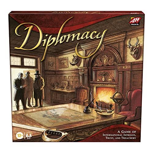 Avalon Hill - Diplomacy - Strategy Table Top Board Game - Set Prior To Ww1 Europe - Struggle For Supremecy - 2-7 Players - 6Hr Game Play - Family Board Games - F3155 - Ages 12+