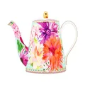 Maxwell & Williams Teas & C's Dahlia Daze Teapot With Infuser 500ML Sky Gift Boxed