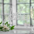 Ginger Ray Contemporary Wedding "Just Married" Wedding Table Sign