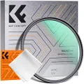 K&F Concept 72mm MCUV Lens Protection Filter 18 Multi-Coated Camera Lens UV Filter Ultra Slim with Cleaning Cloth (K-Series)