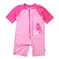 i play. One-Piece Swim Sunsuit for 3 to 6 Months Babies, Pink, 6 Months