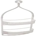 Amazon Basics Shower Caddy with Adjustable Arms - White