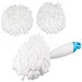 Amazon Basics Cleaning Duster, 3-Pack, Blue and White