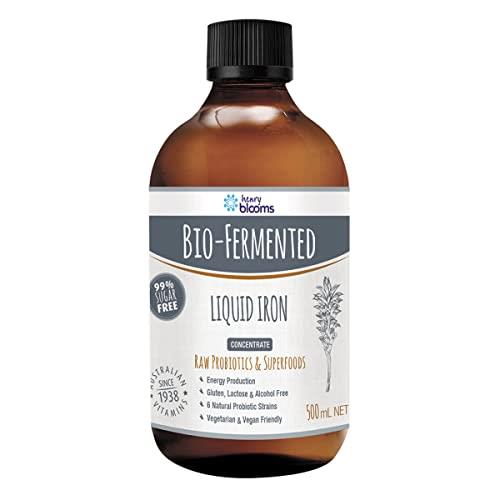 Henry Blooms Bio-Fermented Liquid Iron, 500ml, 650 milliliters