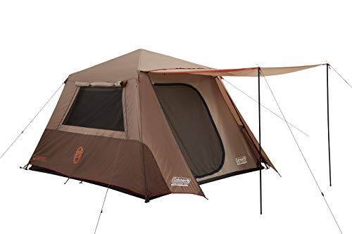 Coleman Camping Instant Up tent, 6 Person Silver Series Easy Setup Tent.