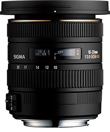Sigma 4202954 10-20mm f/3.5 Ex DC HSM Lens for Canon, Black