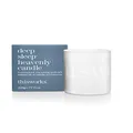 This Works Deep Sleep Heavenly Candle, 220 g - Luxury Candle Enriched with Essential Oils of Lavender, Camomile and Vetivert - Hand Poured Scented Candle with a 40hr Burn Time for a Calming Experience