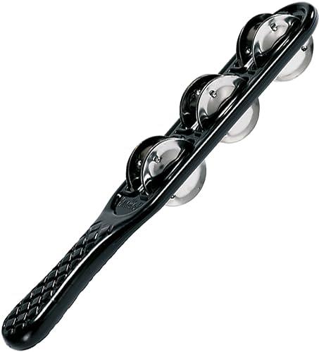 Meinl Percussion Headliner Jingle Stick - with Stainless Steel Jingles - Musical Instrument, Black (HJS1BK)