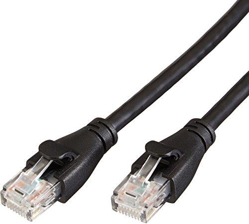 Amazon Basics RJ45 Cat-6 Ethernet Patch Internet Cable - 10-Pack, 50 Feet (15.2 Meters)