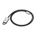 Amazon Basics Aluminum USB-C to DisplayPort Cable - 91.44 CM