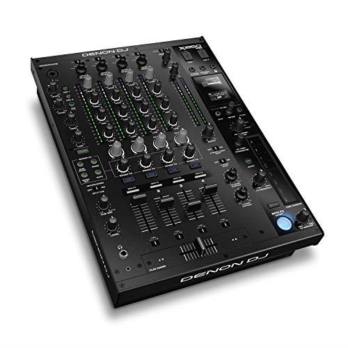 Denon DJ X1850 PRIME – Professional 4 Channel Digital DJ Mixer With USB, Digital and Switchable Phono/Line Inputs Plus Built-In DJ FX