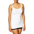Maidenform Womens DM0038 Cover Your Bases SmoothTec Shaping Camisole Tanks Shapewear Top - White - Large