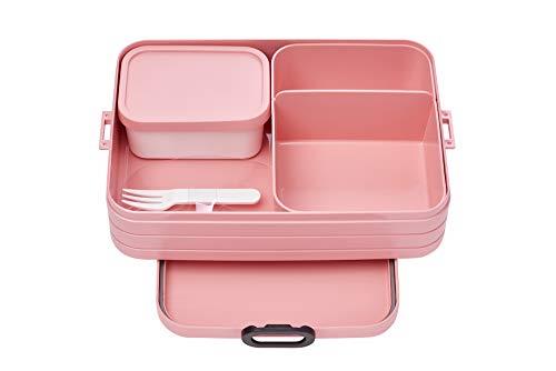 Mepal Bento Take A Break Lunch Box, Large, Nordic Pink