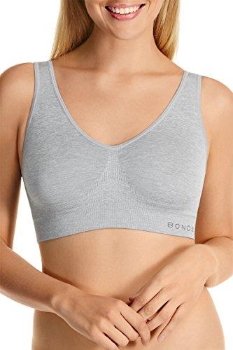 Bonds Womens Underwear Comfy Crop, Light Grey Heather (1 Pack), X-Large