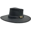 Jacaru Australia 1011 Tiger King Cowboy Hat, Black, XX-Large