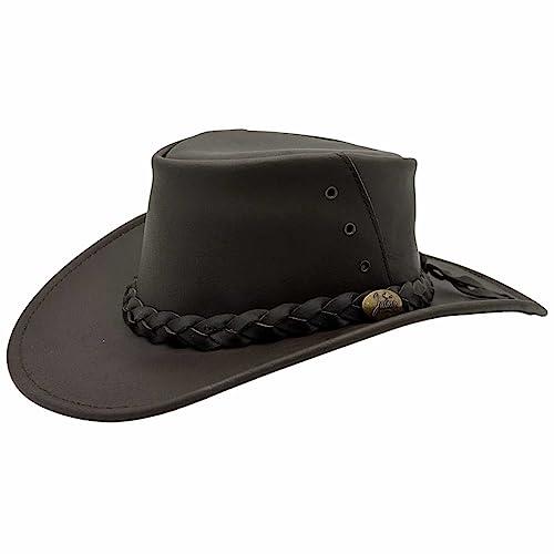 Jacaru Australia 1015 Capricorn Cowboy Hat, Brown, Large