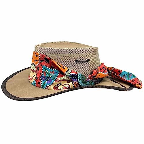 Jacaru Australia 0104A Ladies Camper Hat, Beige, Large