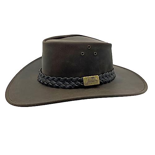 Jacaru Australia 1011 Tiger King Cowboy Hat, Brown, Medium/Large