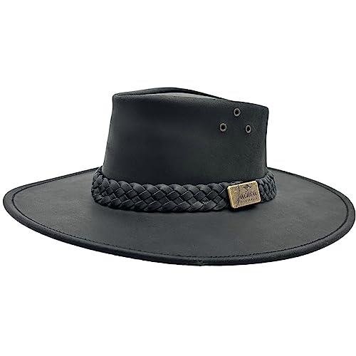 Jacaru Australia 1011 Tiger King Cowboy Hat, Black, Small