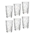 Bormioli Rocco Diamond Cool Glass 6-Pieces Set, 47 cl Capacity, Transparent