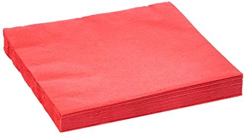 Amscan Bright Pink 2PLY Lunch Napkins 20 Pieces, 33 cm Length, Apple Red