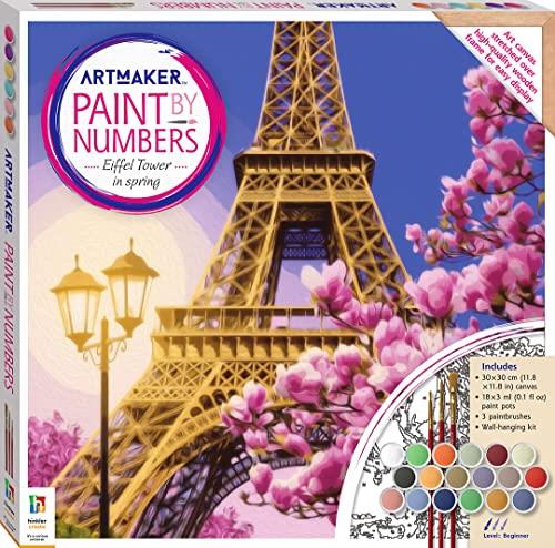 Art Maker Paint by Numbers Canvas Eiffel Tower in Spring